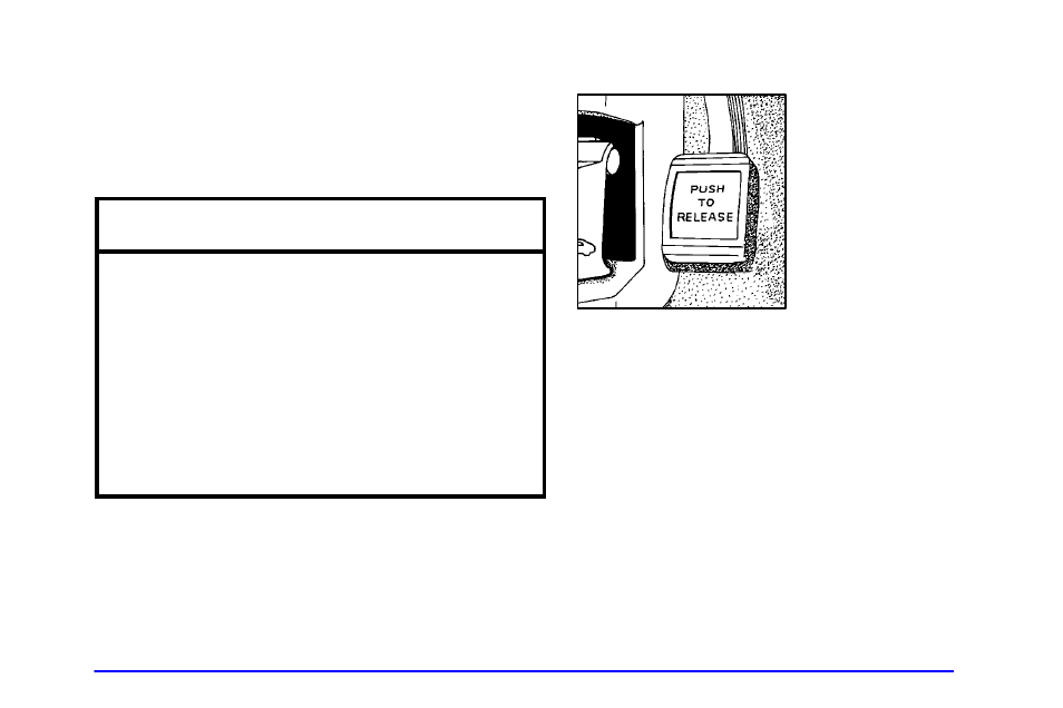 Parking brake, Notice | Buick 2001 Park Avenue User Manual | Page 97 / 392