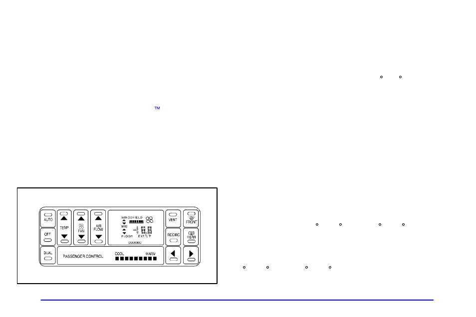 Automatic control, Temperature control | Buick 2001 Century User Manual | Page 150 / 351
