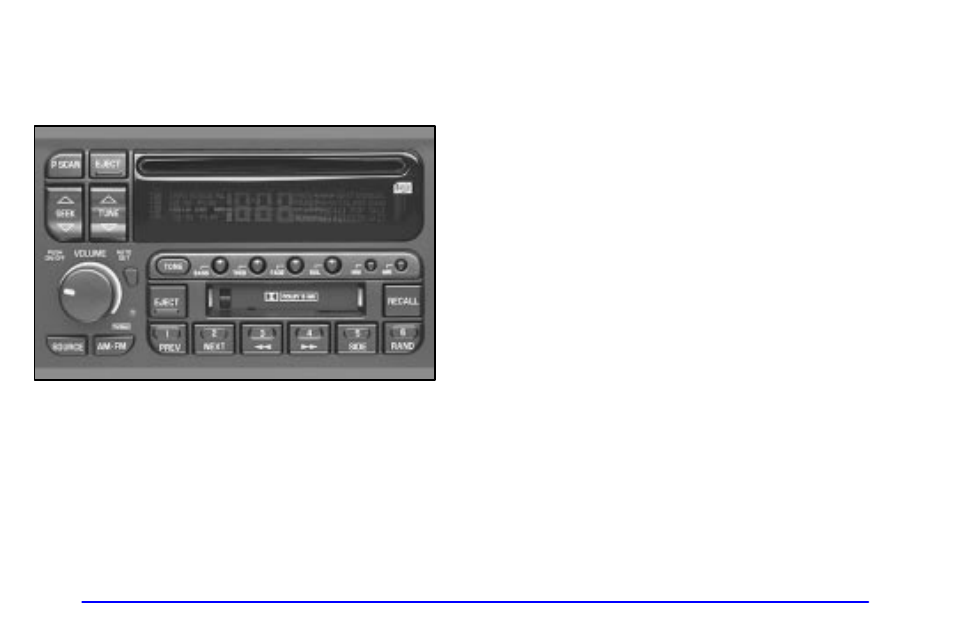 Playing the radio, Finding a station | Buick 2001 Century User Manual | Page 166 / 351
