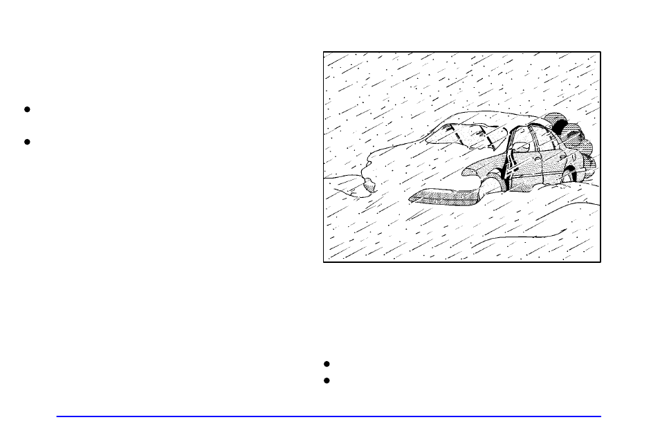 If you re caught in a blizzard | Buick 2001 Century User Manual | Page 206 / 351