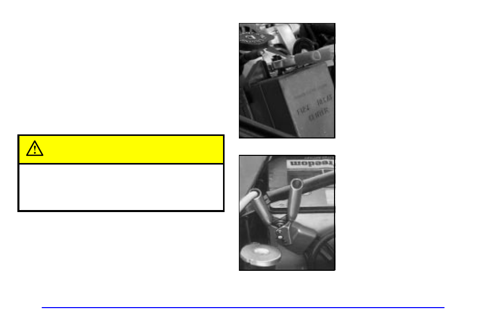 Caution | Buick 2001 Century User Manual | Page 223 / 351