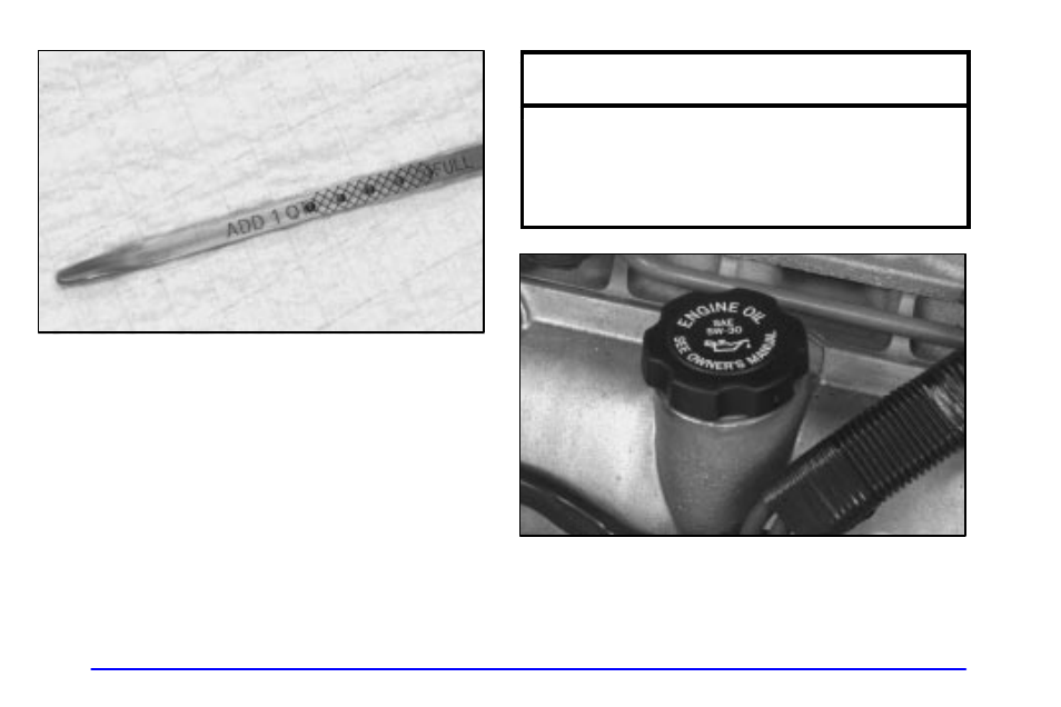 When to add engine oil, Notice | Buick 2001 Century User Manual | Page 262 / 351