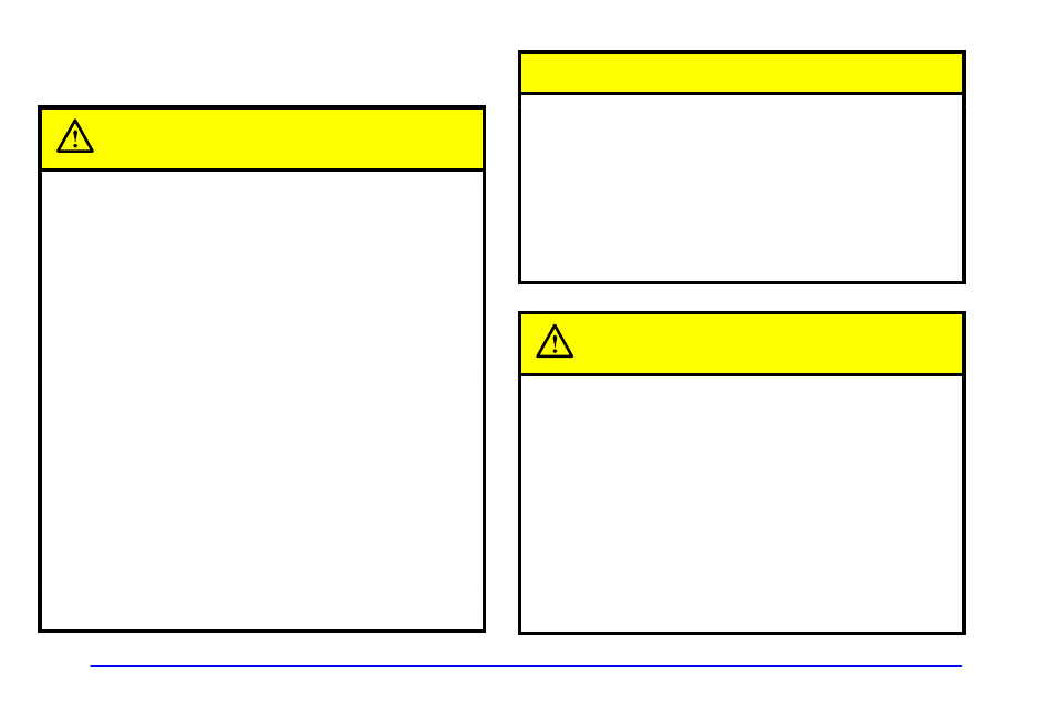 Caution | Buick 2001 Century User Manual | Page 34 / 351
