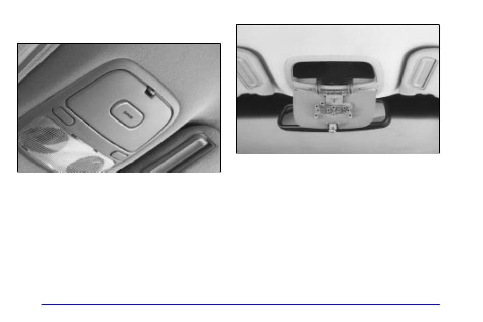 Garage door opener compartment | Buick 2000 Park Avenue User Manual | Page 119 / 392