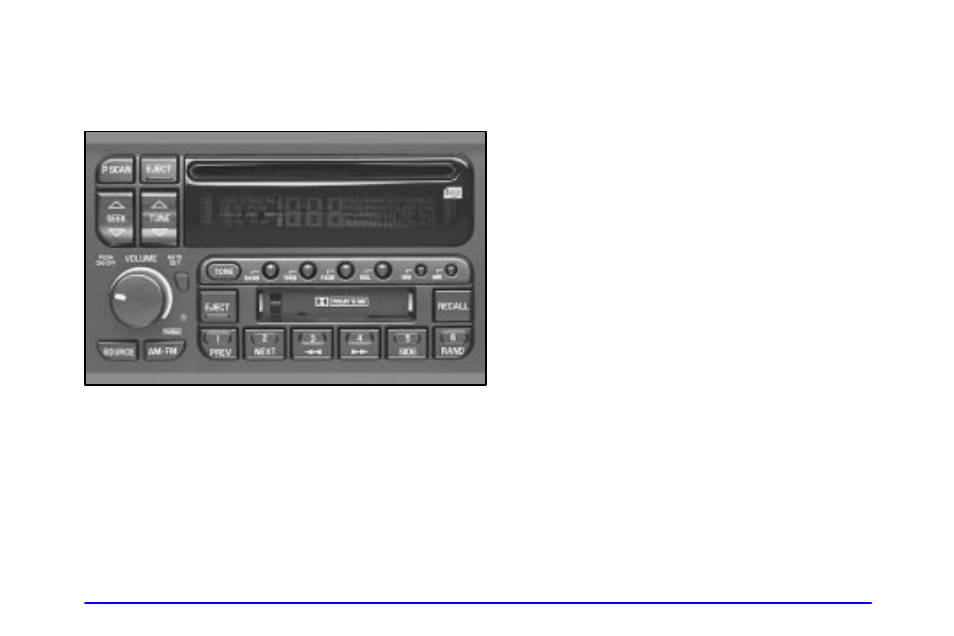 Playing the radio, Finding a station, Fm stereo with cassette tape and | Compact disc player with automatic t, Control (if equipped) | Buick 2000 Park Avenue User Manual | Page 180 / 392