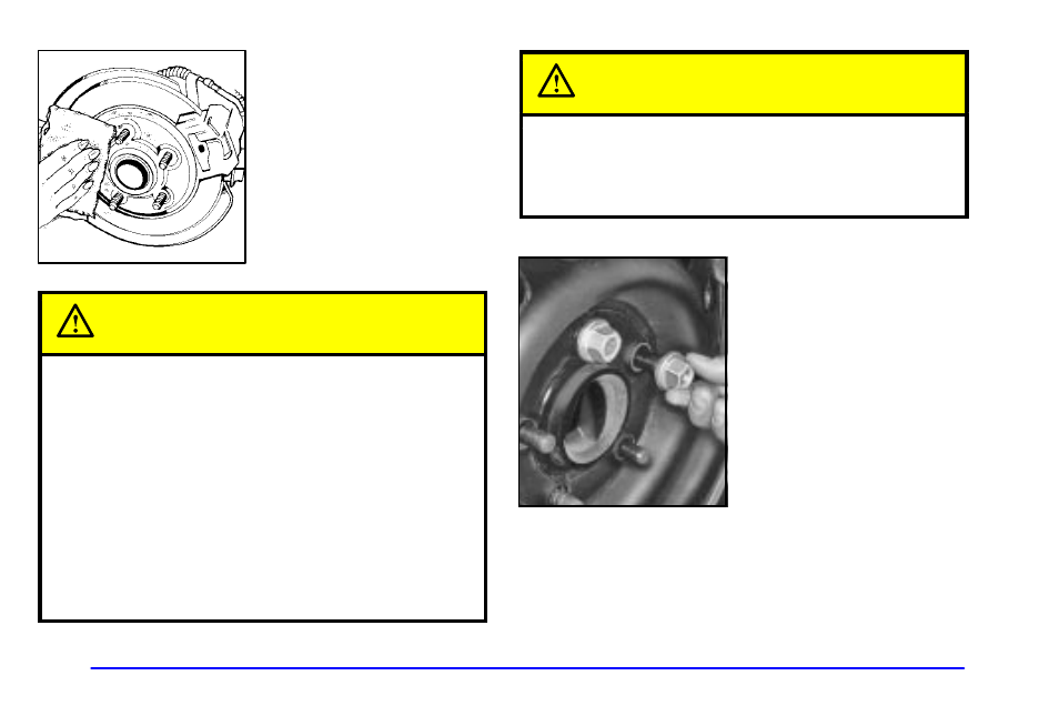 Caution | Buick 2000 Park Avenue User Manual | Page 257 / 392
