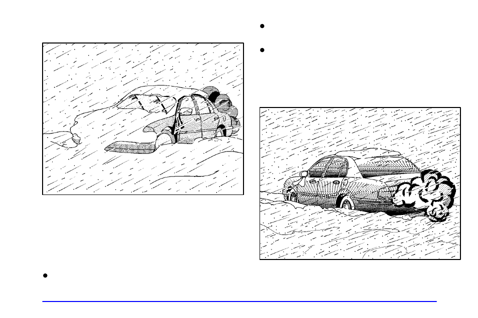 If you re caught in a blizzard, Recreational vehicle towing | Buick 2000 Century User Manual | Page 198 / 344