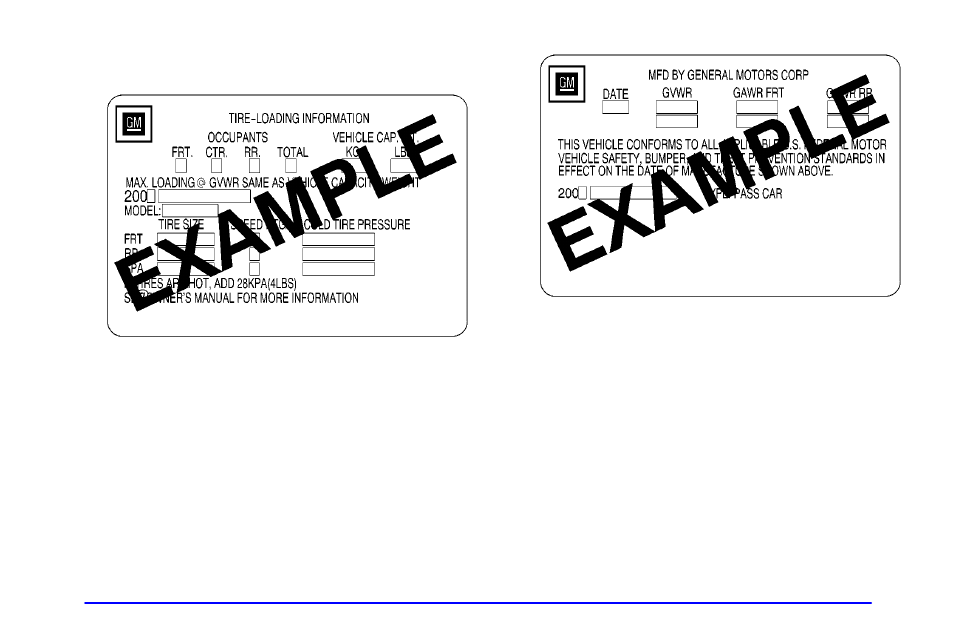 Loading your vehicle | Buick 2000 Century User Manual | Page 200 / 344