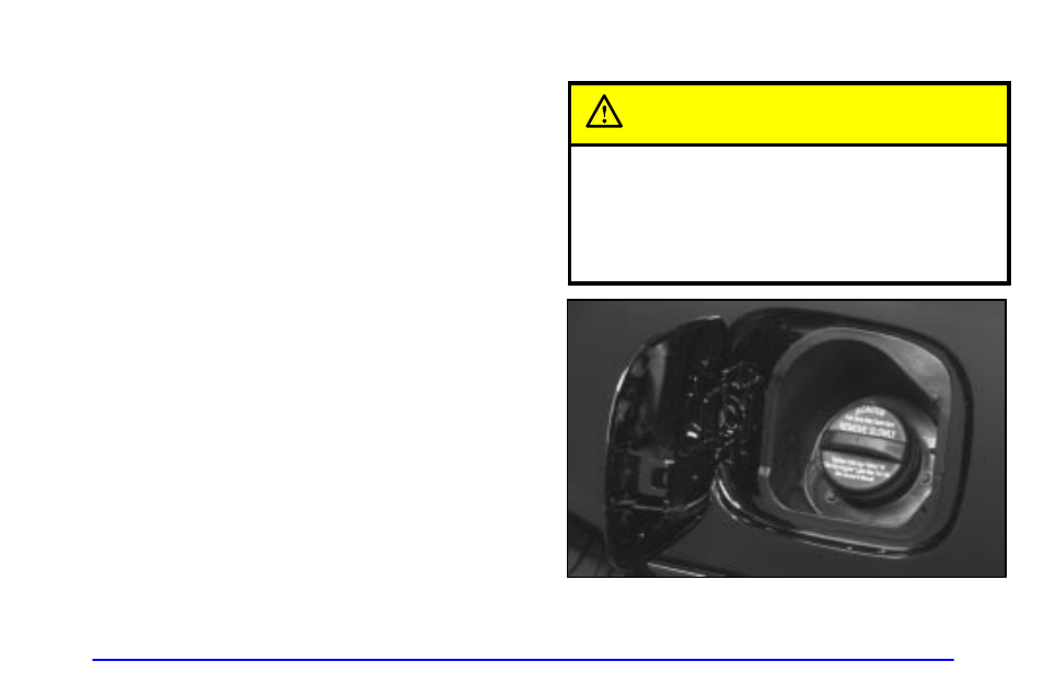 Fuels in foreign countries, Filling your tank, Filling your tank caution | Buick 2000 Century User Manual | Page 247 / 344