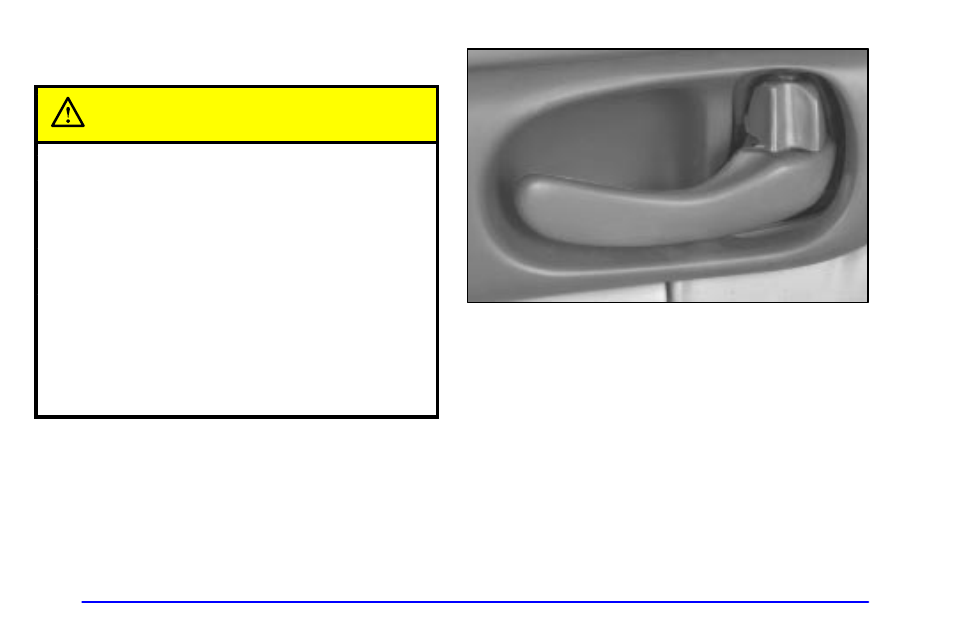 Door locks, Door locks caution | Buick 2000 Century User Manual | Page 73 / 344