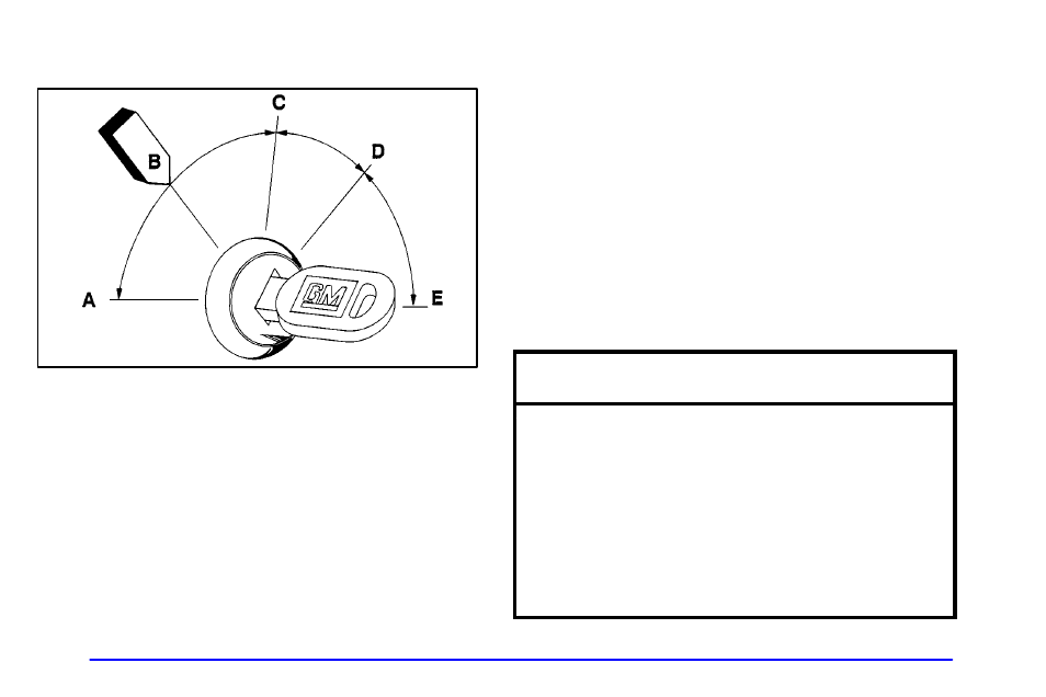 Ignition positions, Notice | Buick 2000 Century User Manual | Page 87 / 344