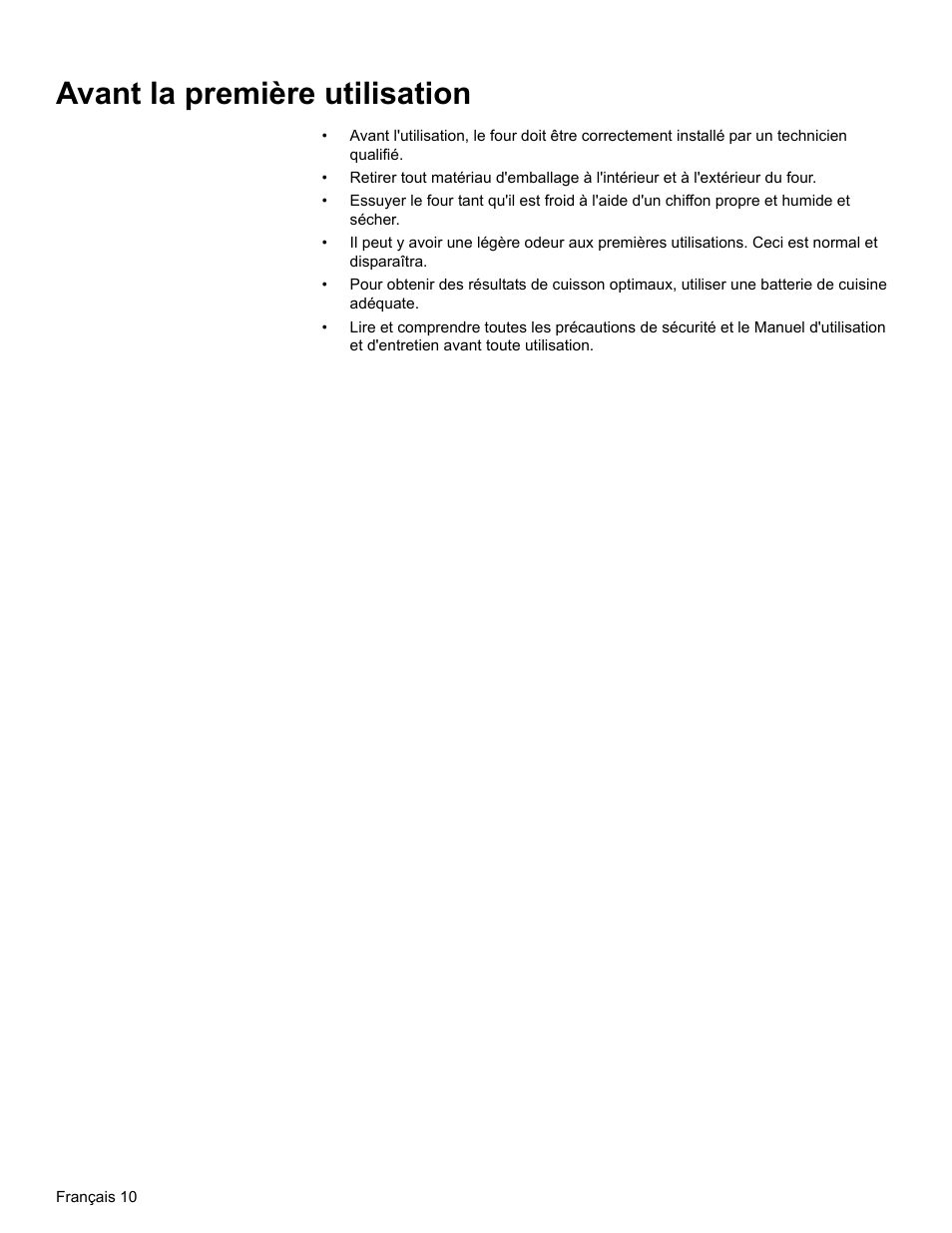 Avant la première utilisation | Bosch HBL34 User Manual | Page 49 / 120