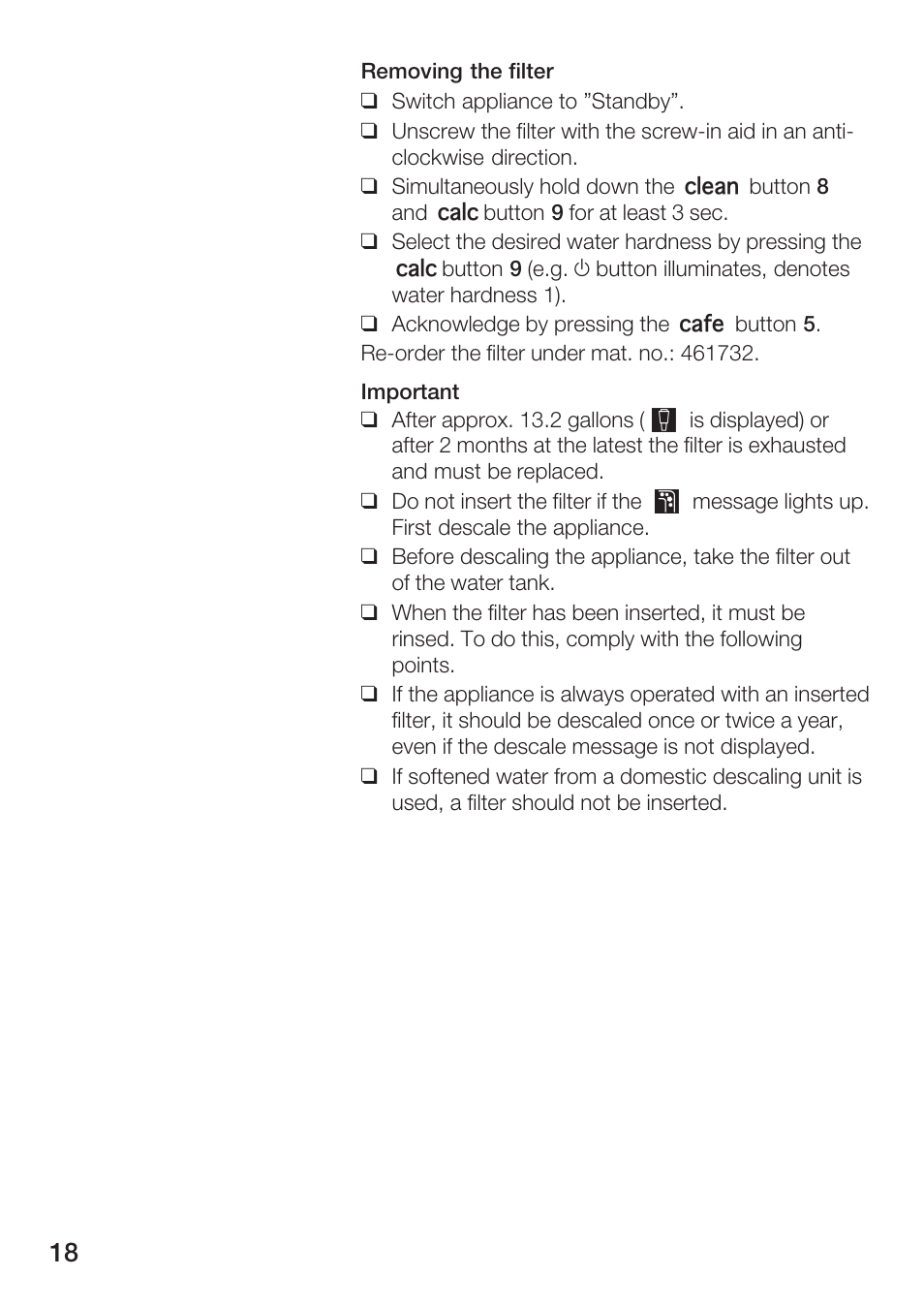 Bosch TCA 6001 UC User Manual | Page 18 / 91