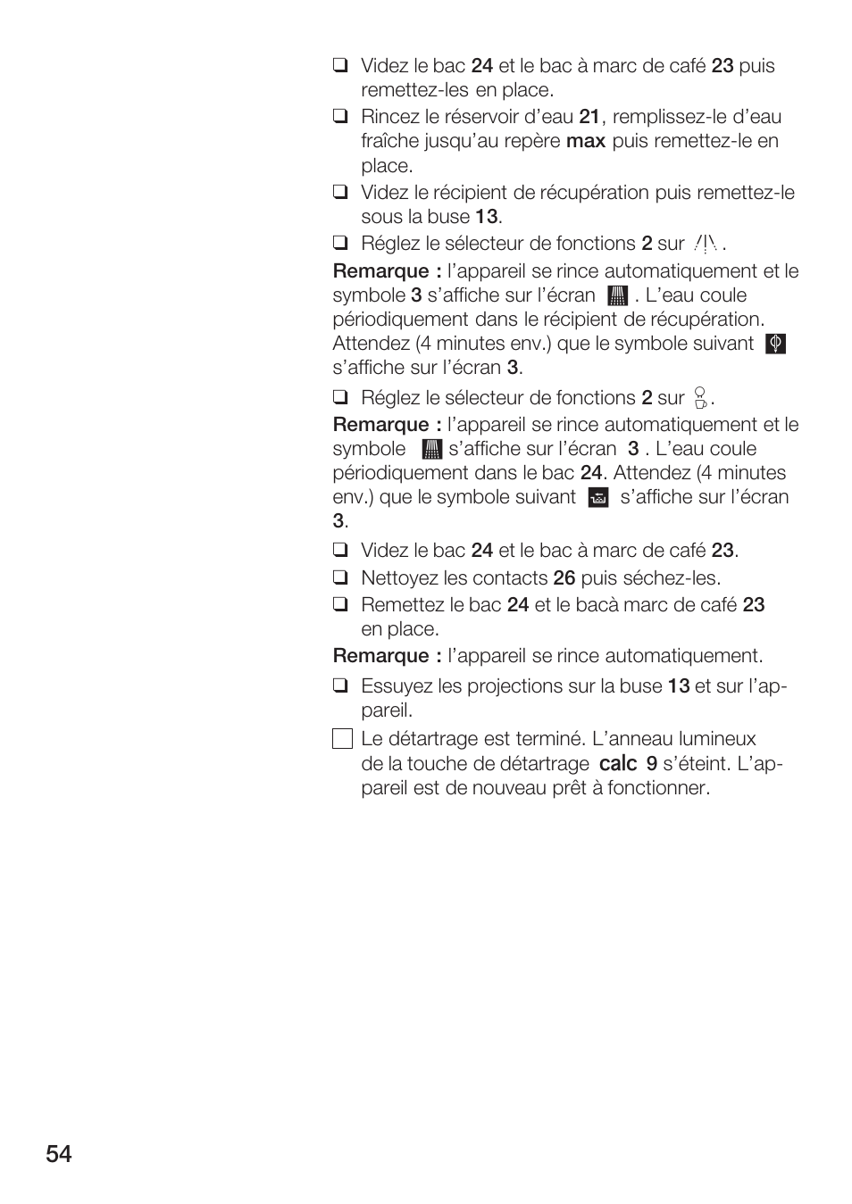 Bosch TCA 6001 UC User Manual | Page 54 / 91