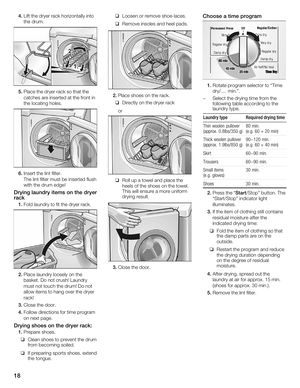 Bosch WTMC352SUC User Manual | Page 18 / 68