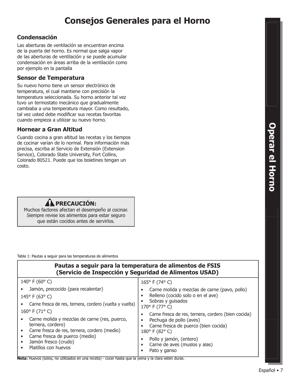 Consejos generales para el horno | Bosch WALL OVENS User Manual | Page 49 / 64