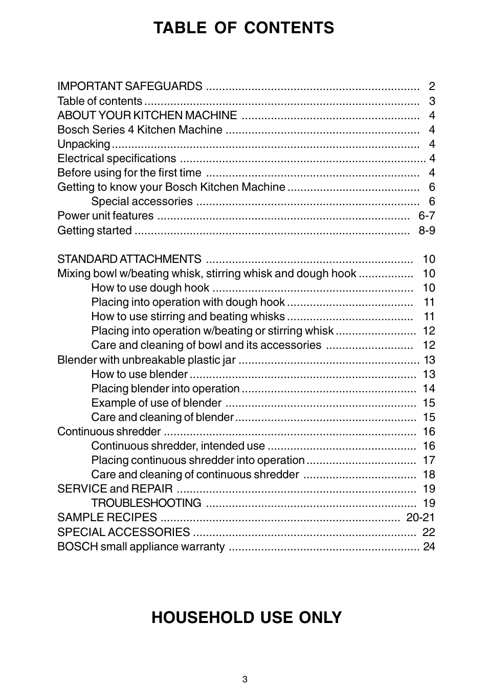 Bosch MUM 4405 UC User Manual | Page 3 / 12