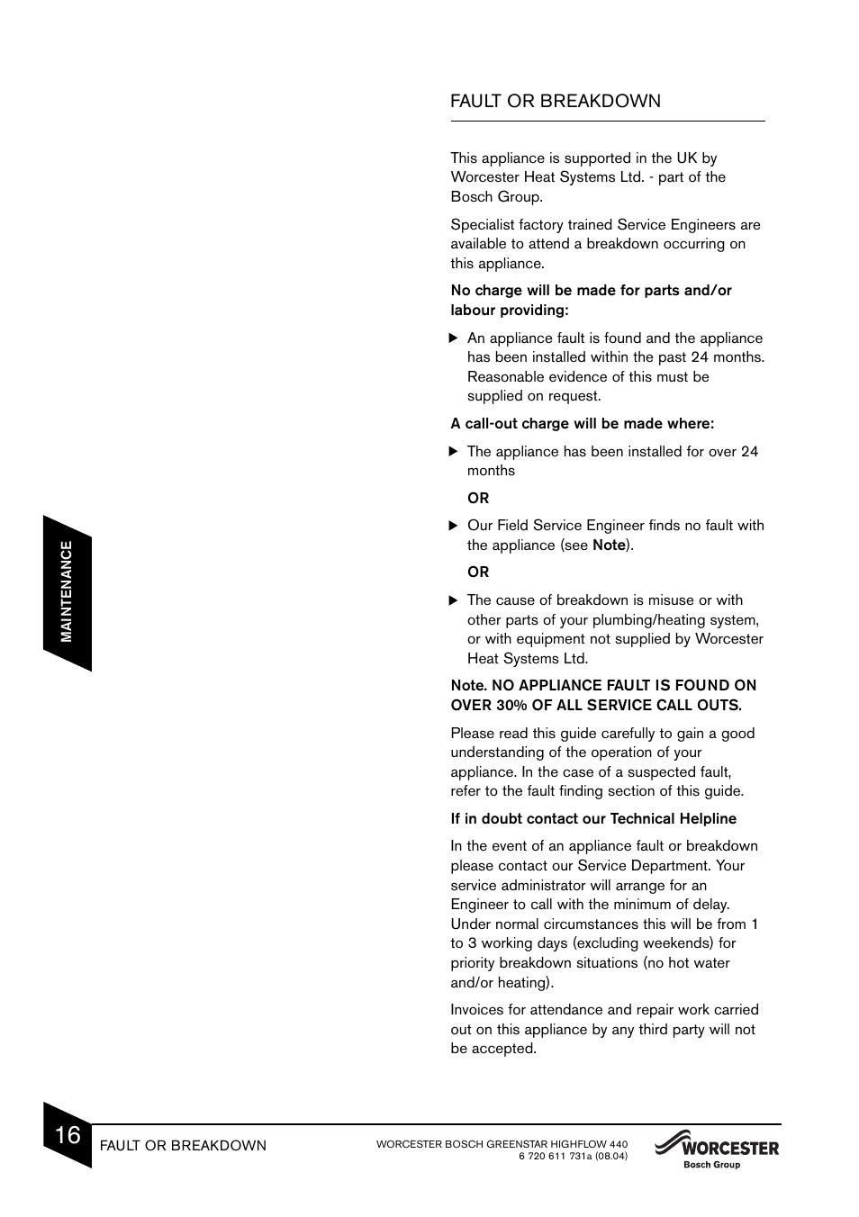 Bosch 440 User Manual | Page 18 / 21