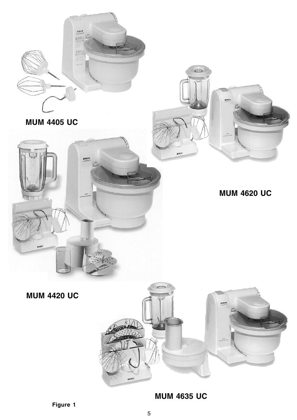 Bosch MUM 4405 UC User Manual | Page 5 / 24