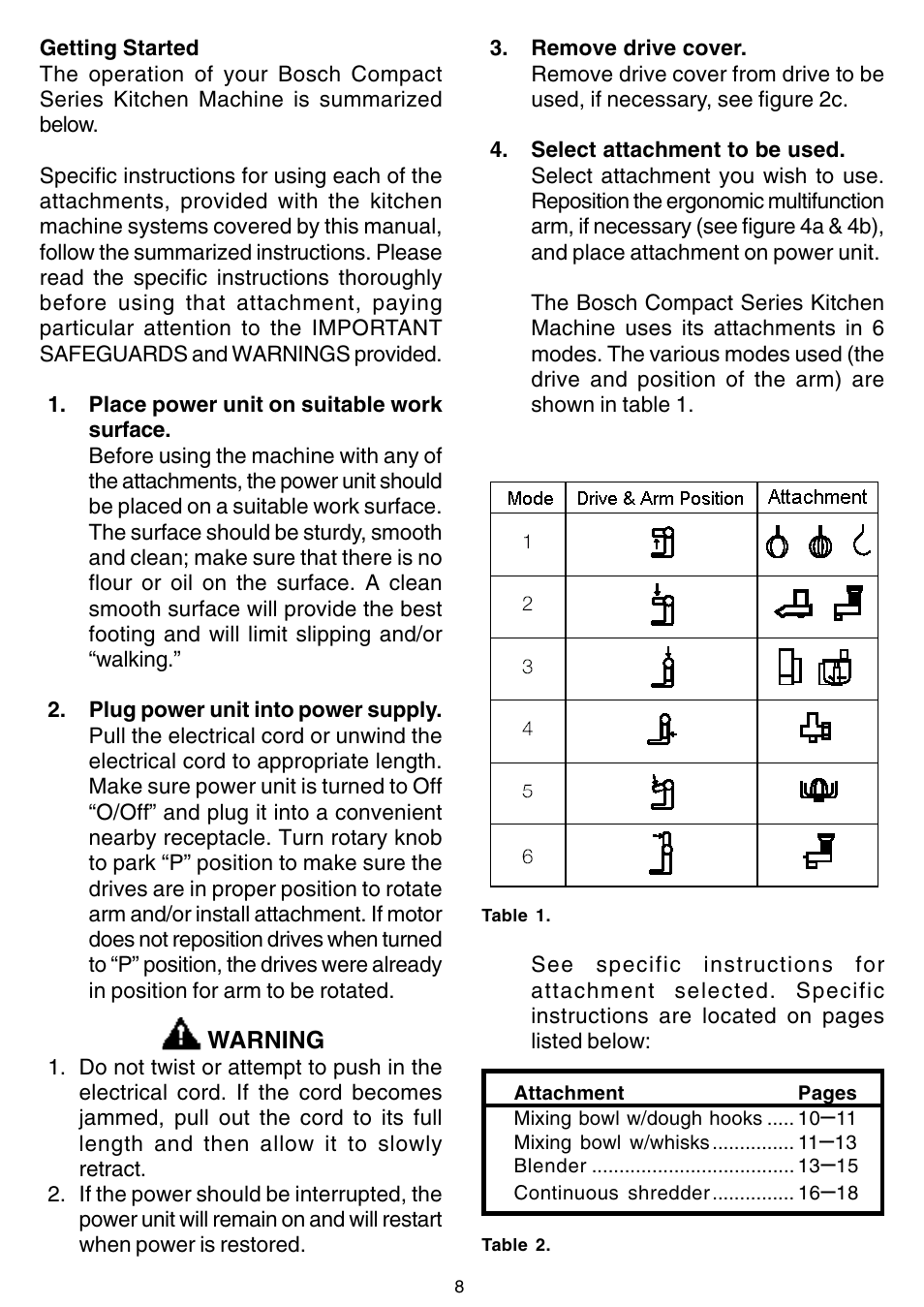 Bosch MUM 4405 UC User Manual | Page 8 / 24