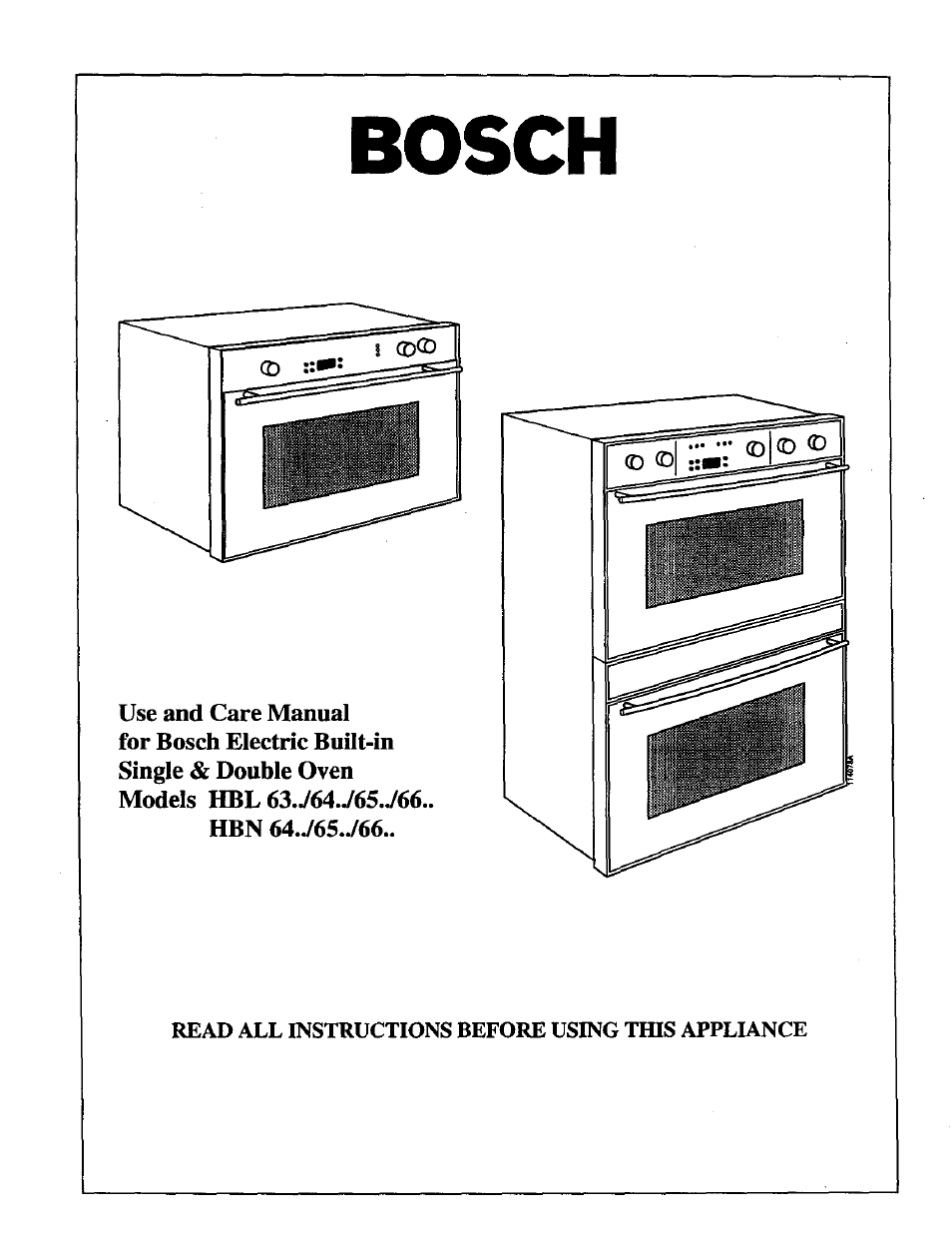 Bosch | Bosch HBL 65.. User Manual | Page 3 / 23