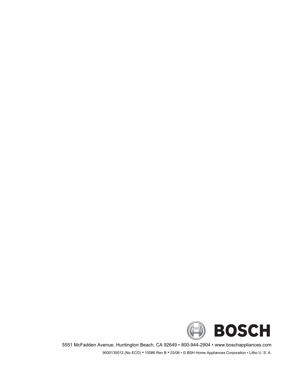 Bosch BOSCH OVEN User Manual | Page 56 / 56
