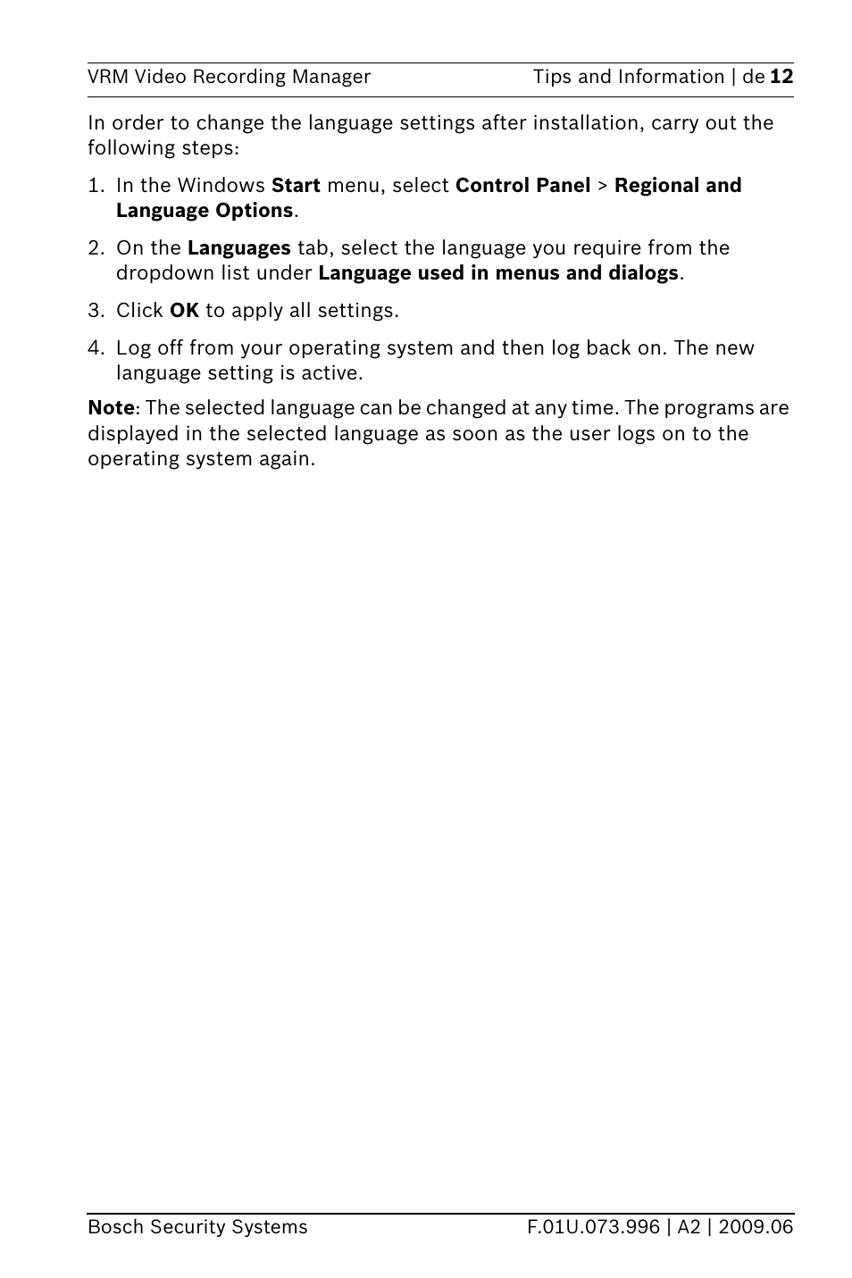 Bosch 2 User Manual | Page 14 / 16