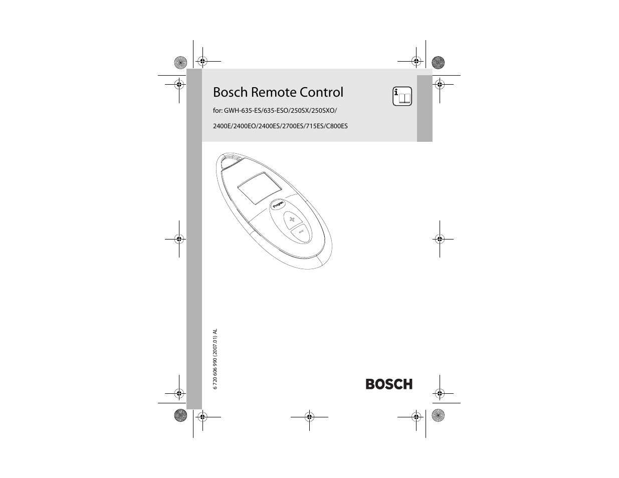 Bosch GWH-635-ESO User Manual | 20 pages