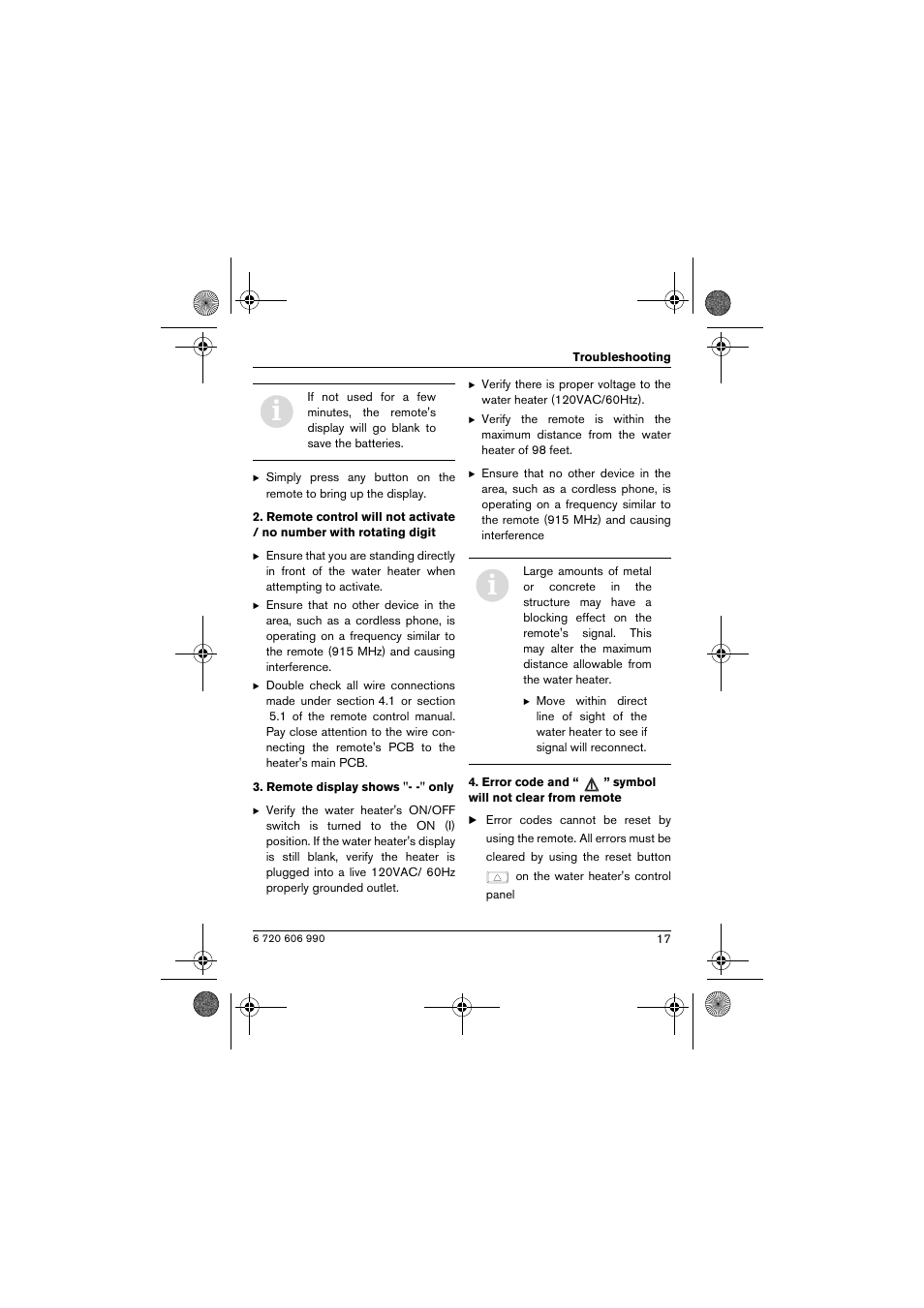 Bosch GWH-635-ESO User Manual | Page 17 / 20