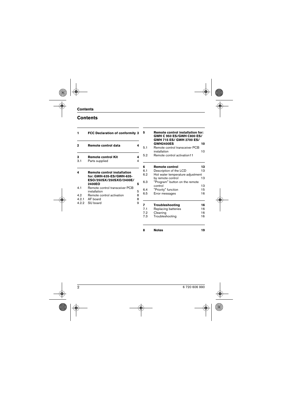 Bosch GWH-635-ESO User Manual | Page 2 / 20