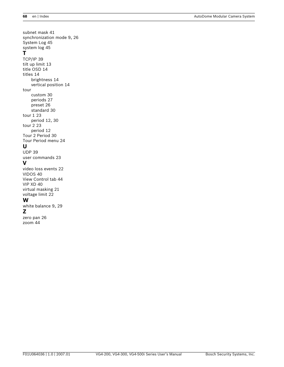 Bosch VG4-200 User Manual | Page 72 / 76