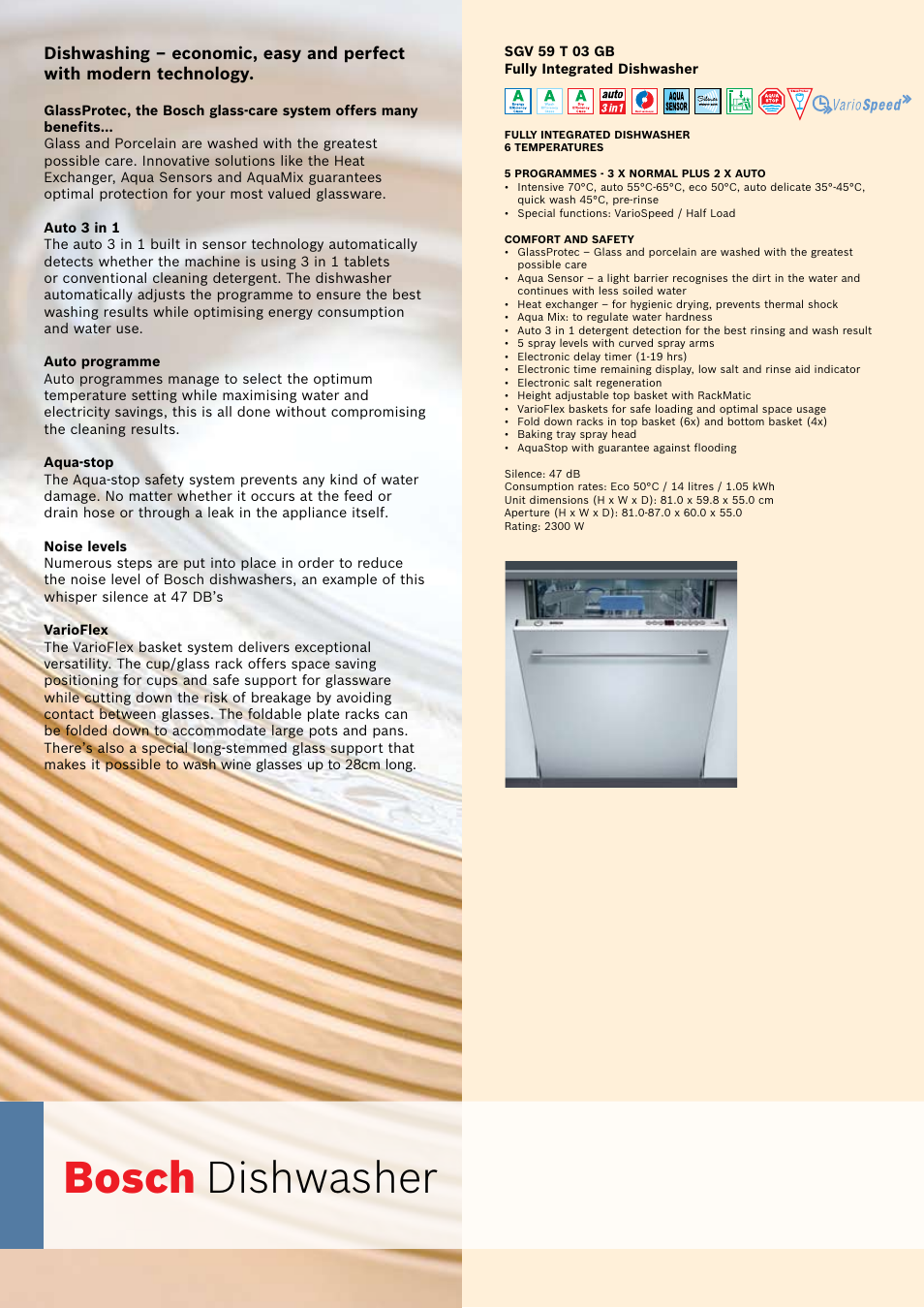 Bosch dishwasher | Bosch Oven Carriage User Manual | Page 20 / 28