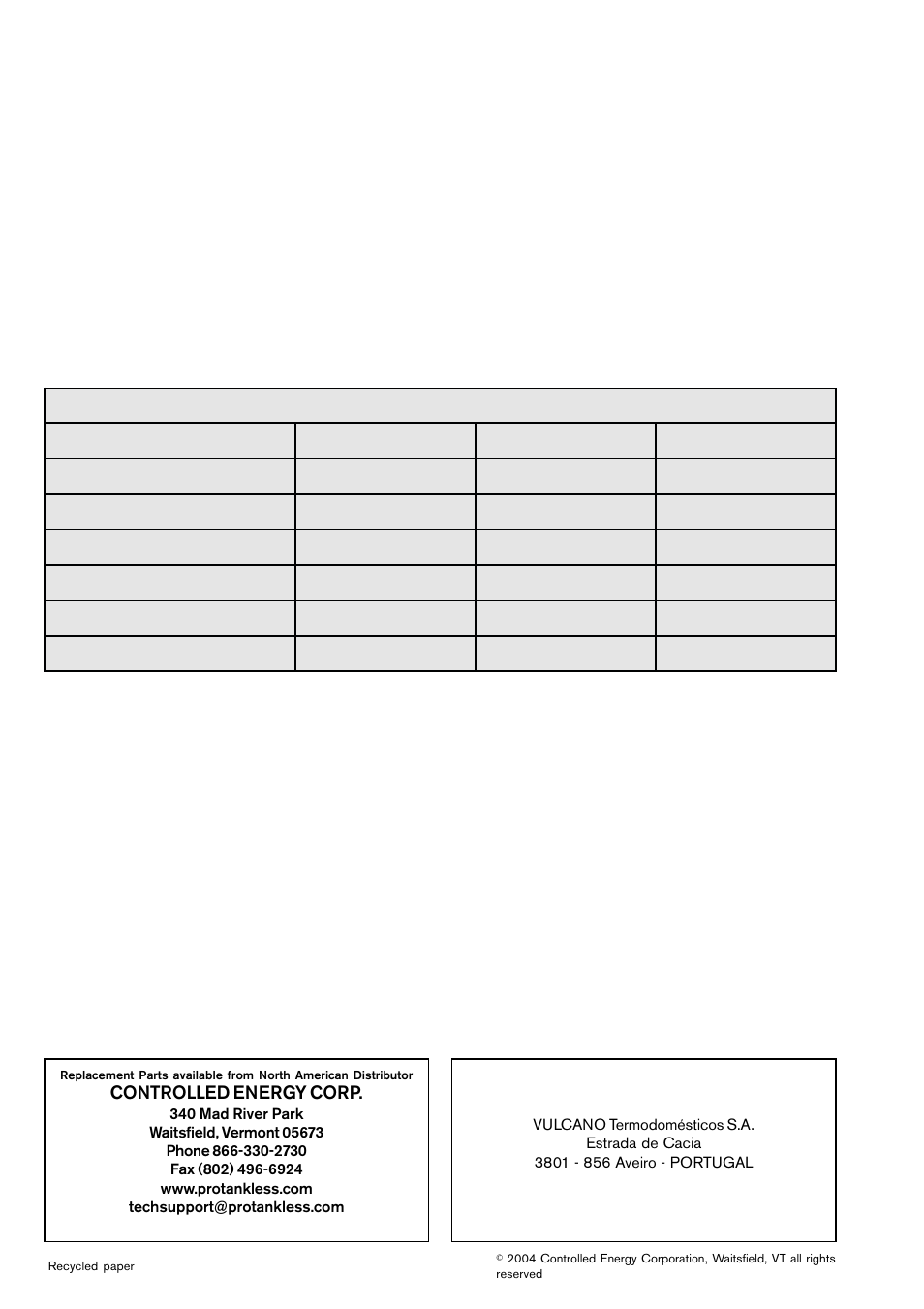 Controlled energy corp | Bosch GWH 425 HN User Manual | Page 24 / 24