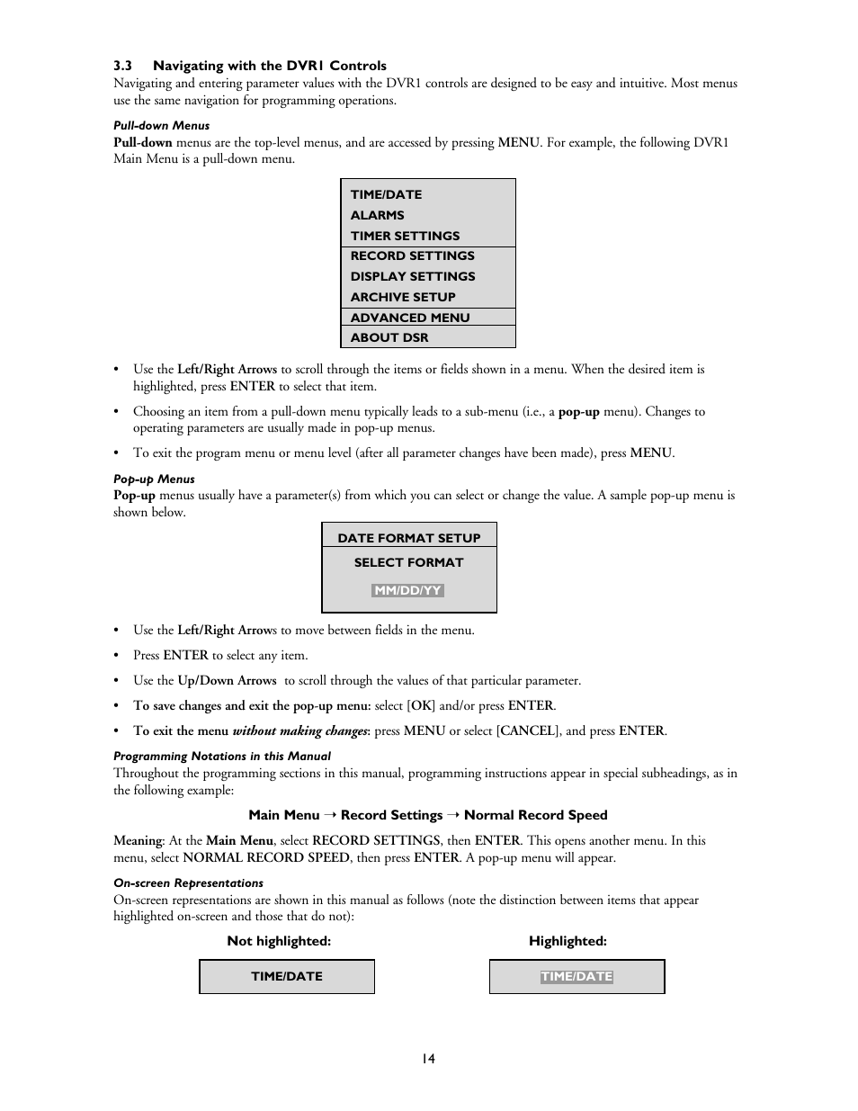 Bosch DVR1EP32A User Manual | Page 14 / 40