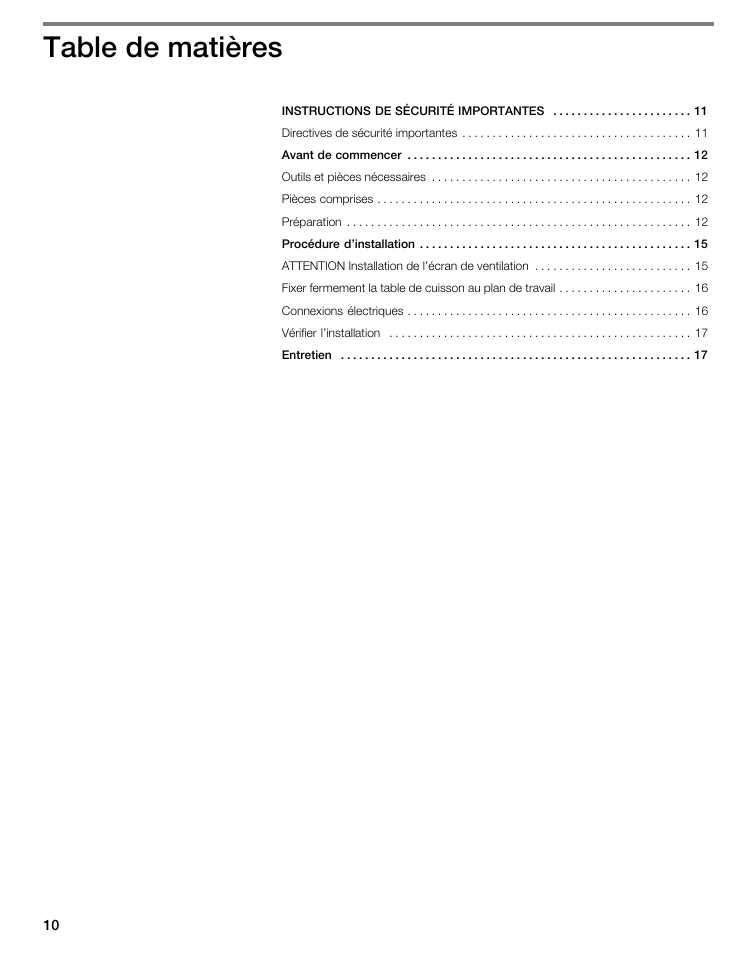Bosch NIT8653UC User Manual | Page 10 / 26