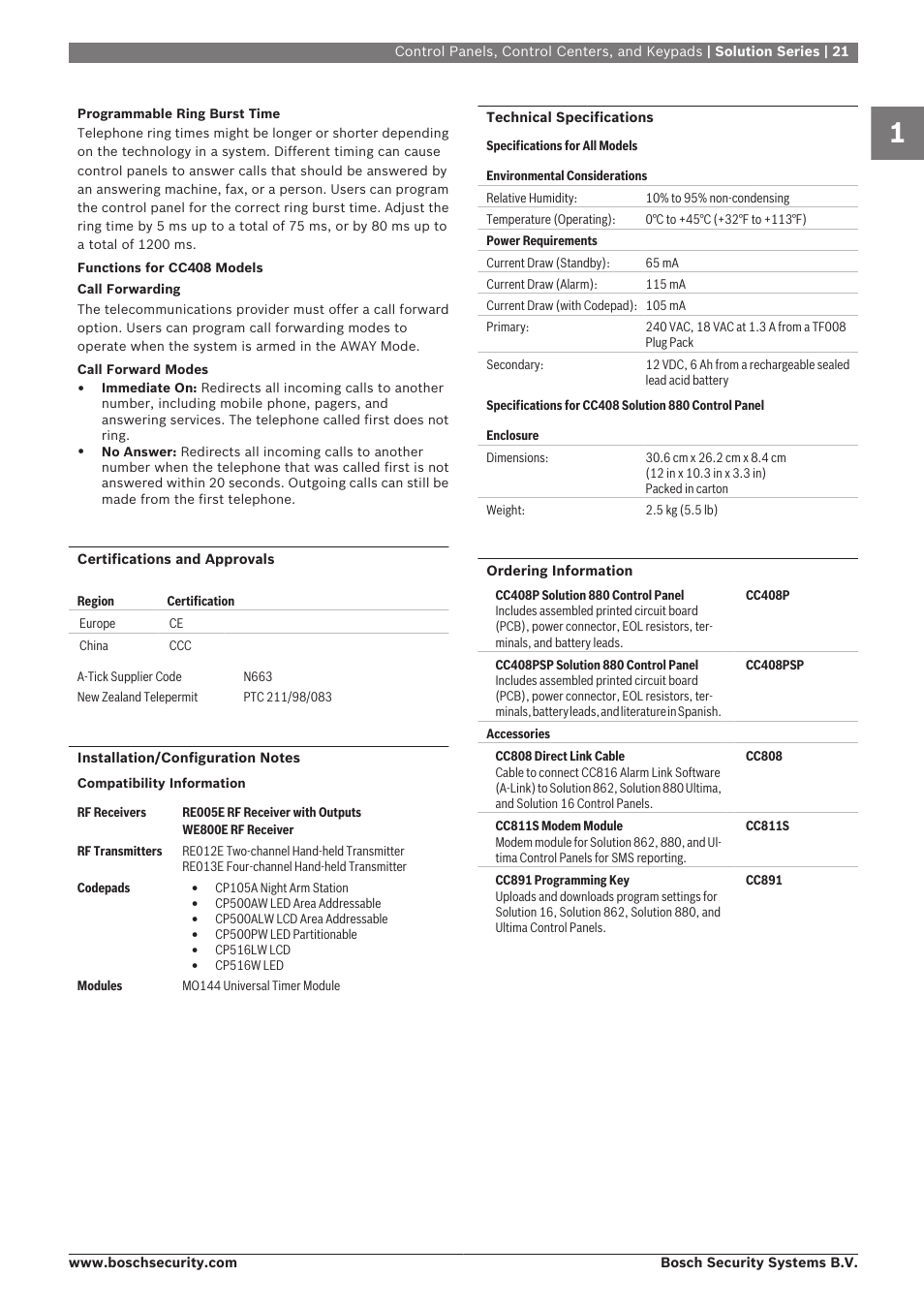 Bosch 8-Dec User Manual | Page 29 / 506