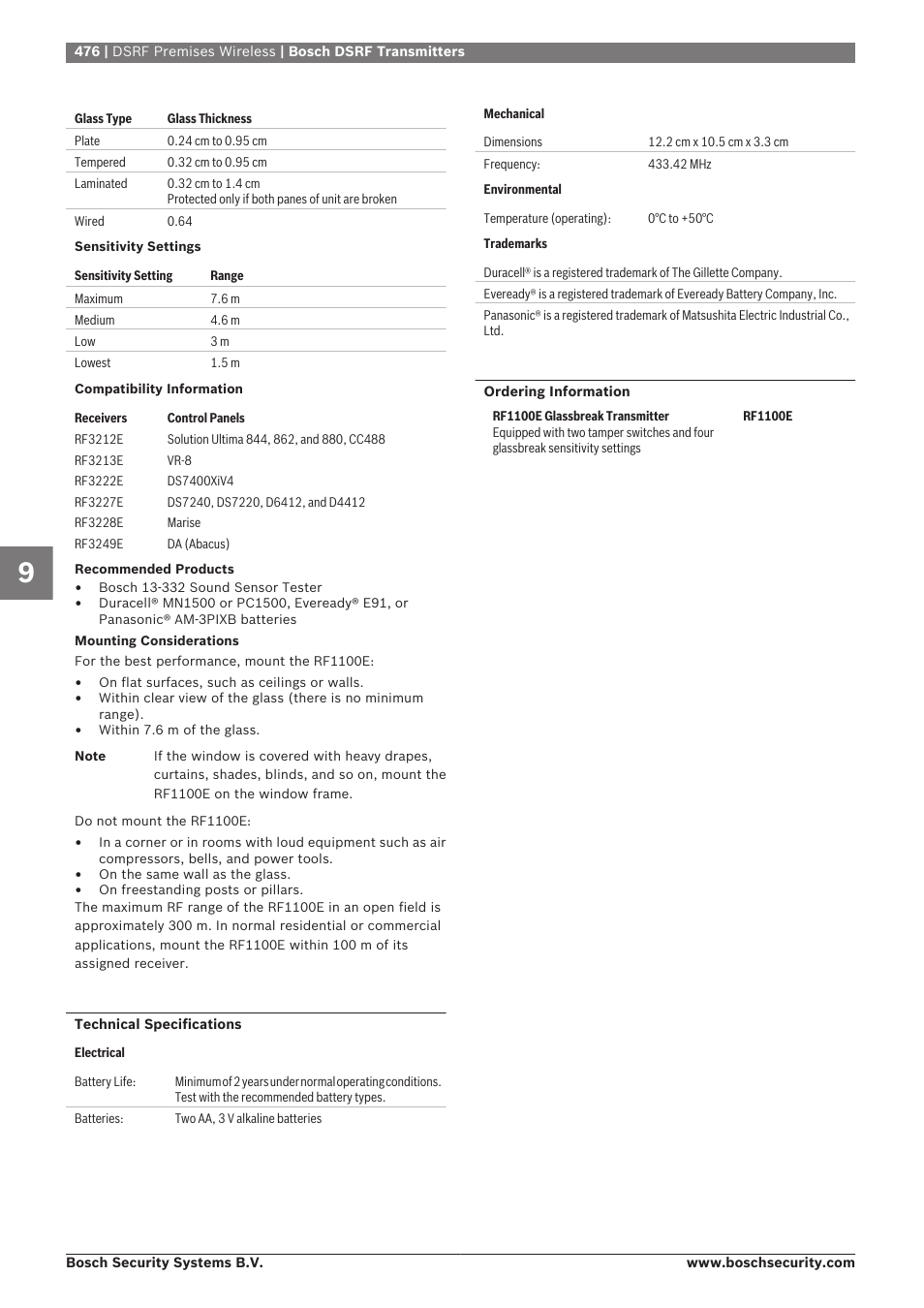 Bosch 8-Dec User Manual | Page 484 / 506