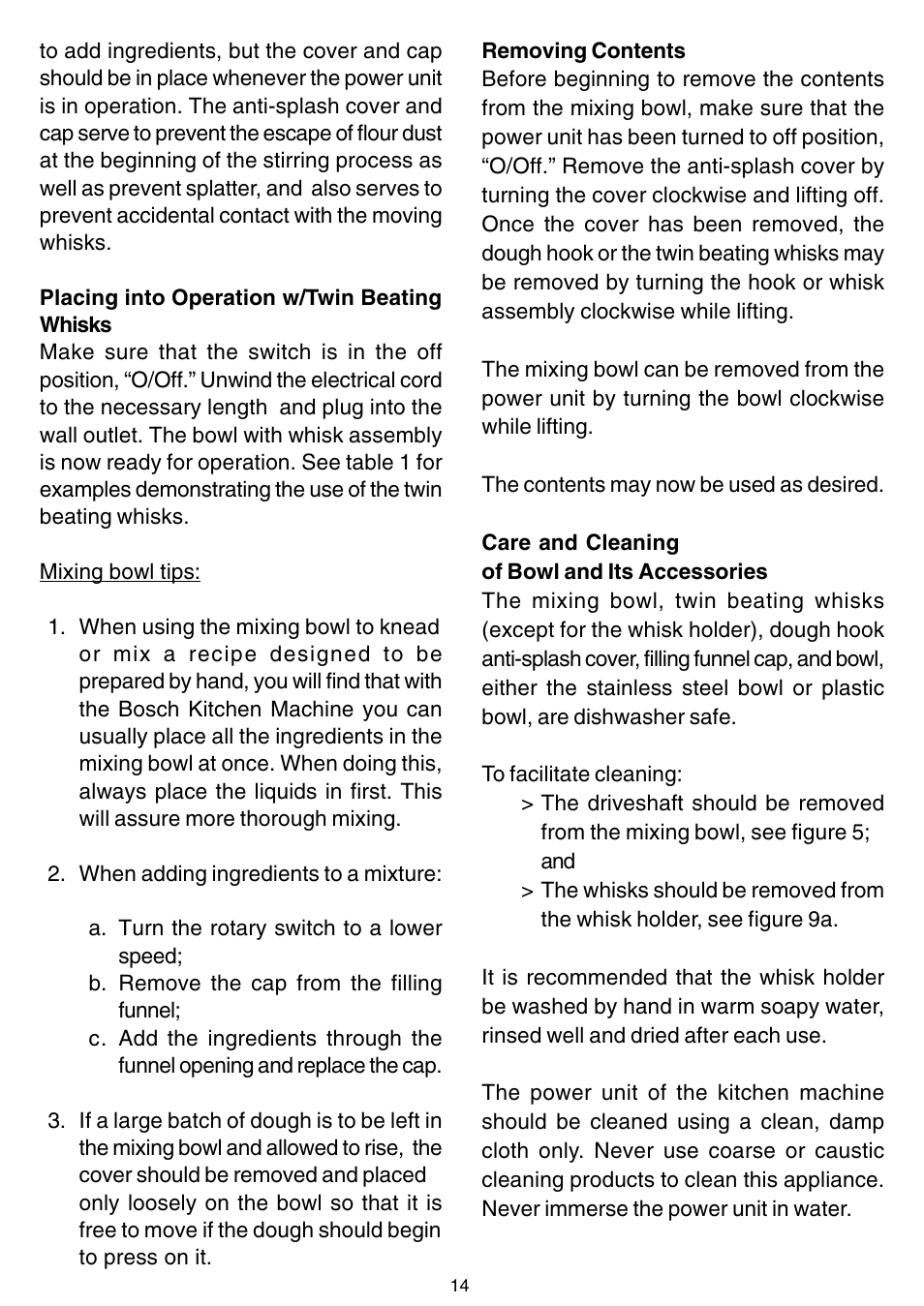 Bosch MUM 7000 UC User Manual | Page 14 / 32