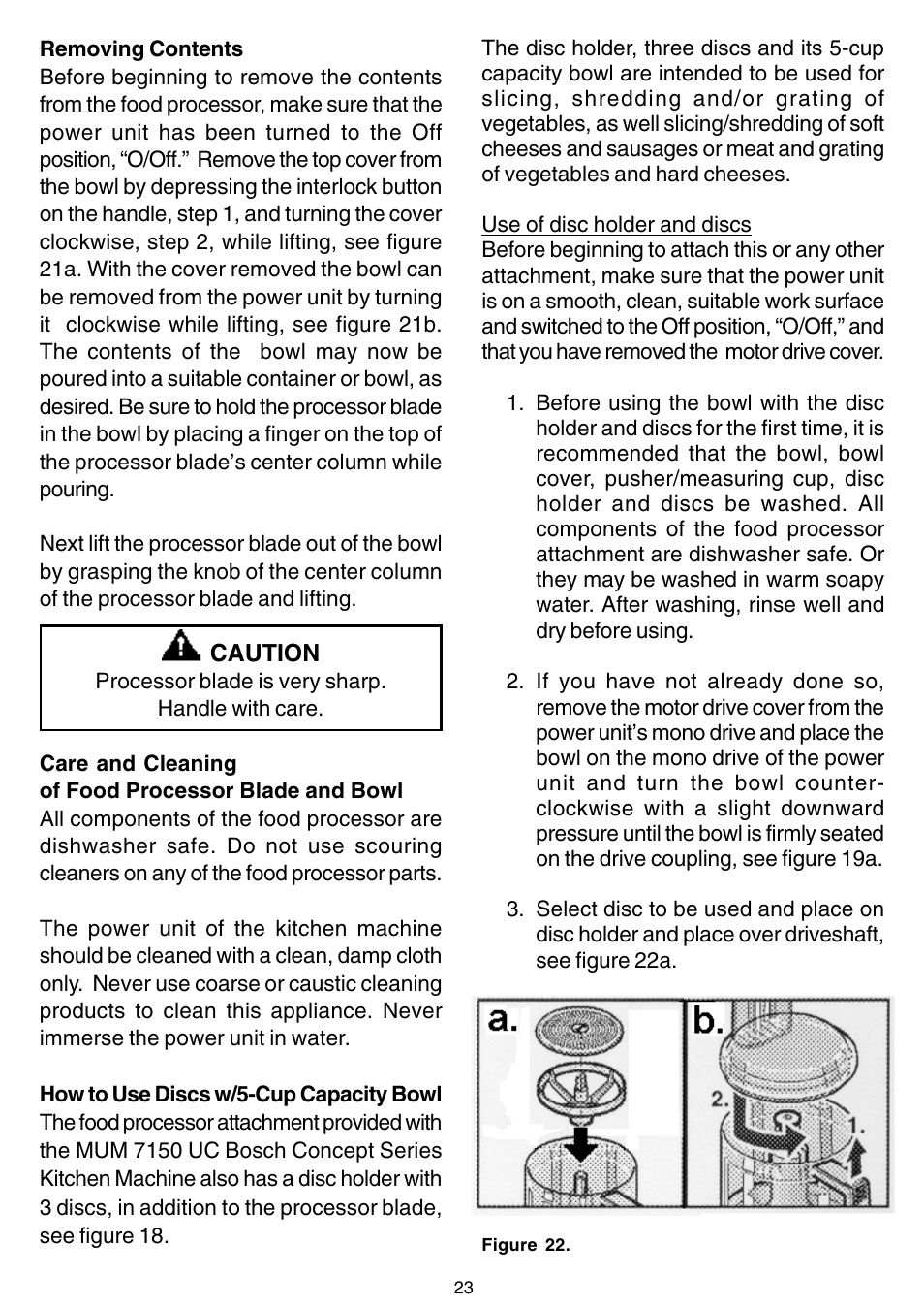 Bosch MUM 7000 UC User Manual | Page 23 / 32
