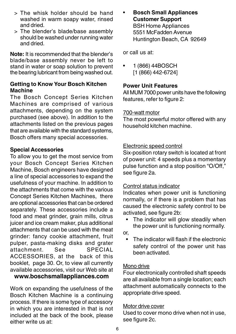 Bosch MUM 7000 UC User Manual | Page 6 / 32