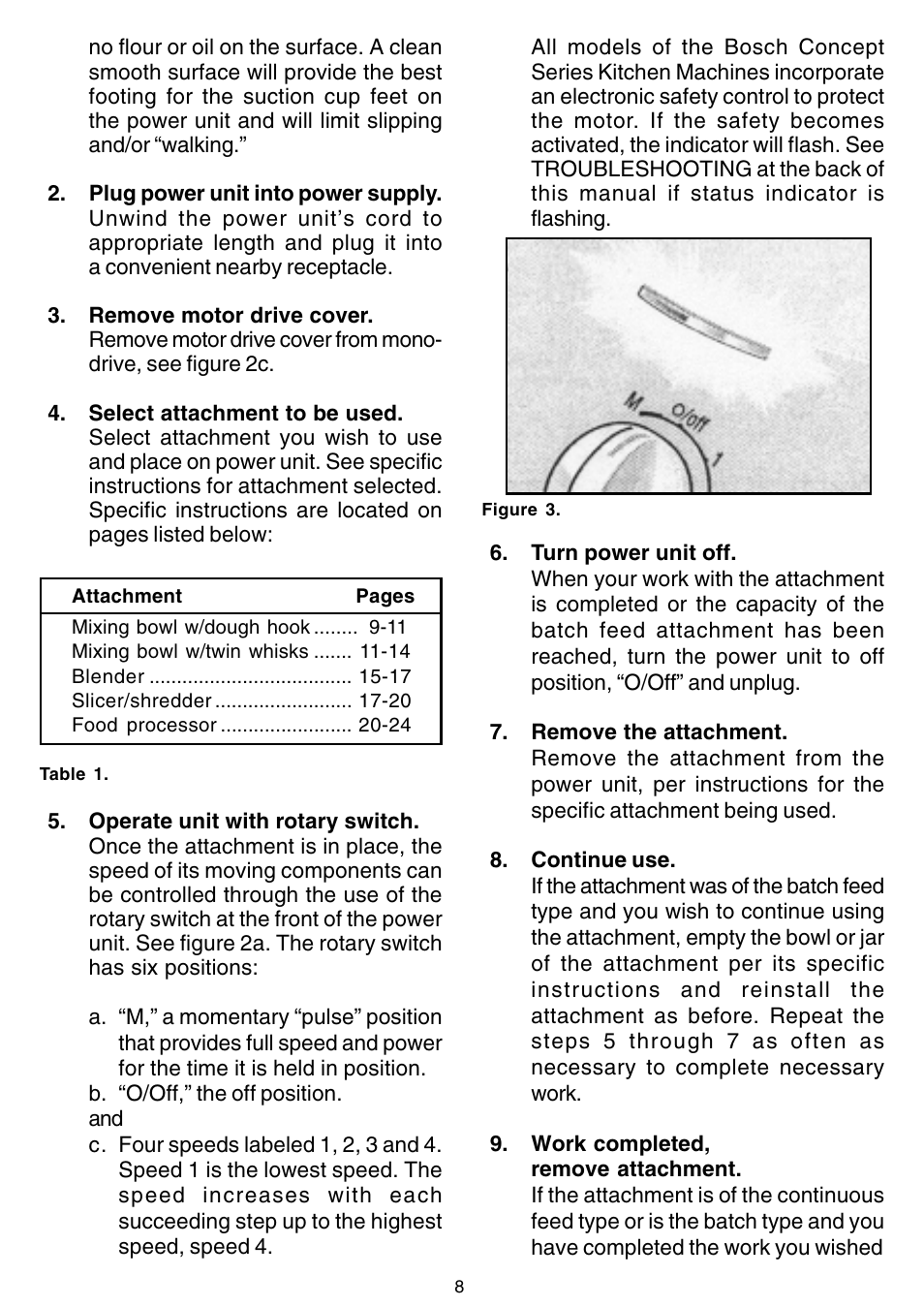 Bosch MUM 7000 UC User Manual | Page 8 / 32