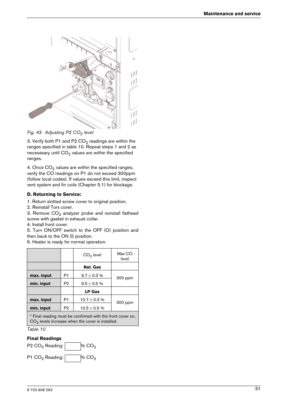 Bosch AQUA STAR 2400E LP User Manual | Page 31 / 48
