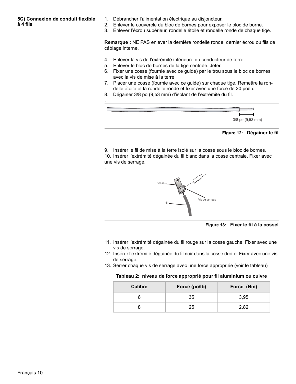 5c) connexion de conduit flexible à 4 fils | Bosch HES7052U User Manual | Page 28 / 48