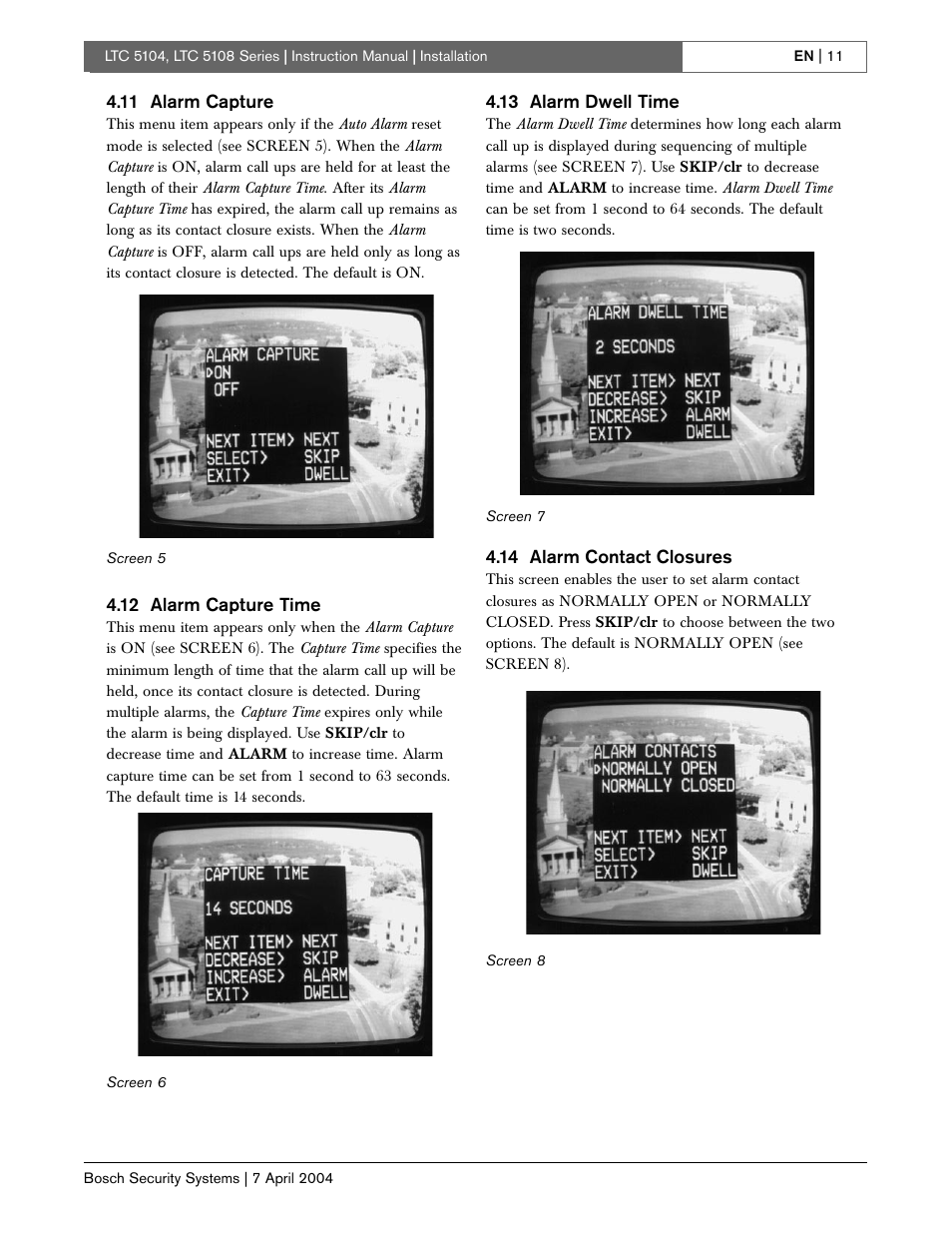 Bosch LTC 5104 User Manual | Page 11 / 20