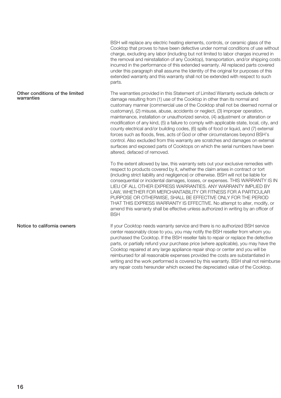Bosch NEM 74 User Manual | Page 16 / 48