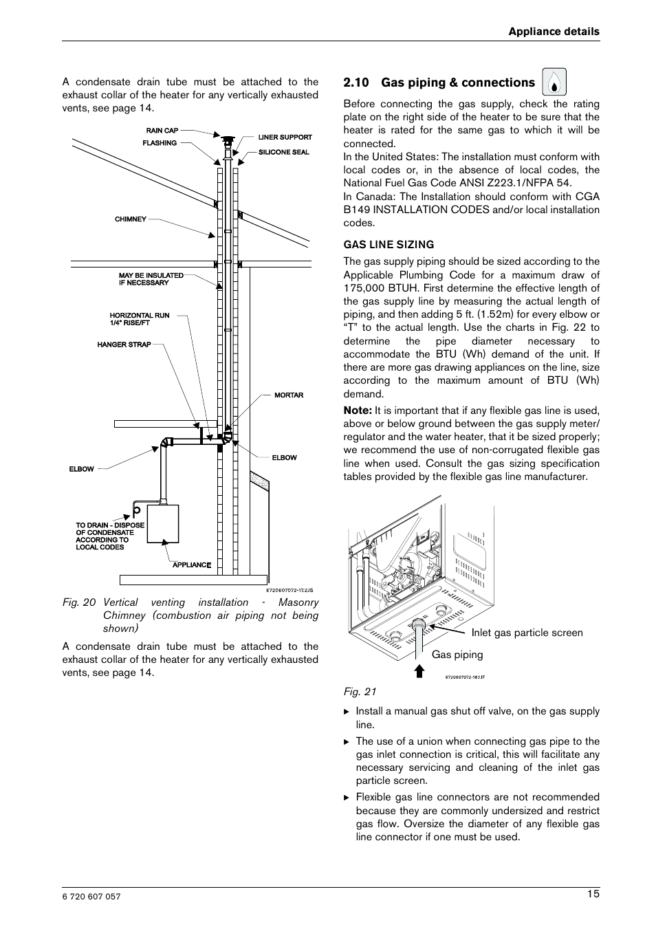 Bosch AQUA STAR 250SX LP User Manual | Page 15 / 36