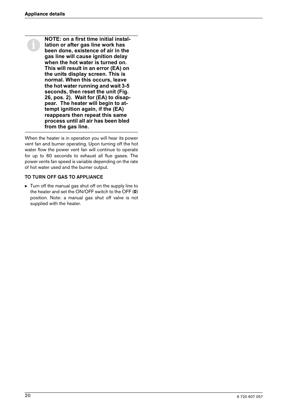 Bosch AQUA STAR 250SX LP User Manual | Page 20 / 36