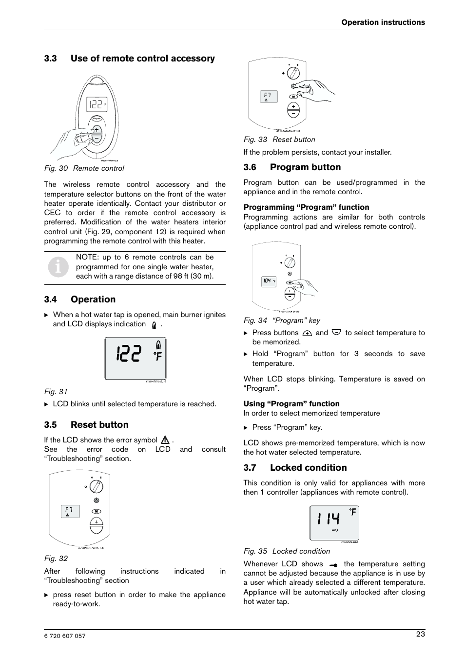 Bosch AQUA STAR 250SX LP User Manual | Page 23 / 36