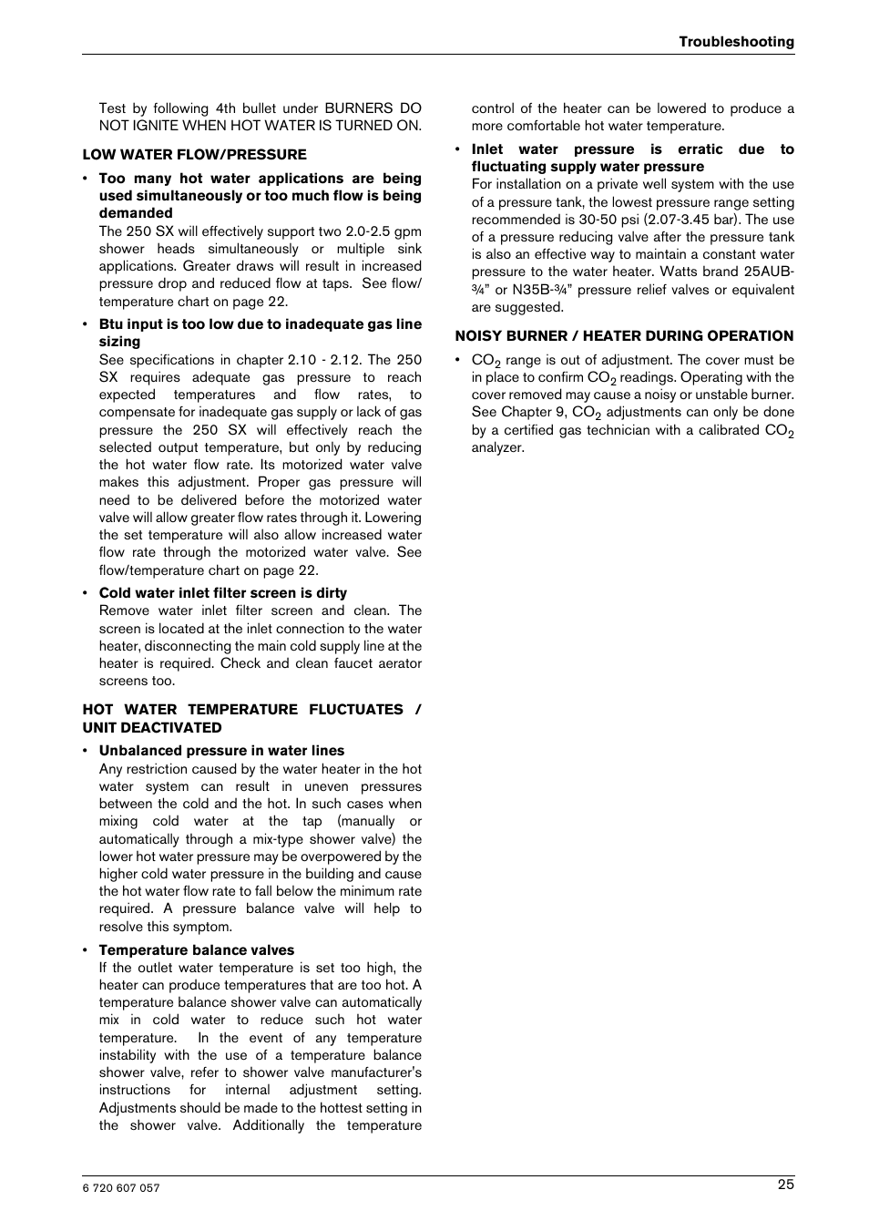 Bosch AQUA STAR 250SX LP User Manual | Page 25 / 36