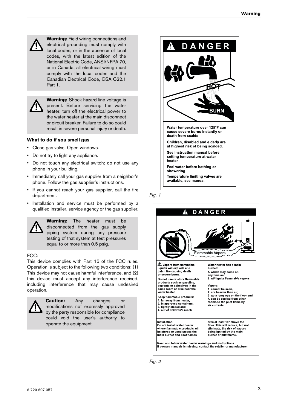Bosch AQUA STAR 250SX LP User Manual | Page 3 / 36